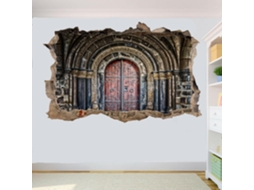 Adesivos De Parede Com Porta Antiga, Arte 3d, Mural Para Decoração De Quarto, Escritório E Casa.