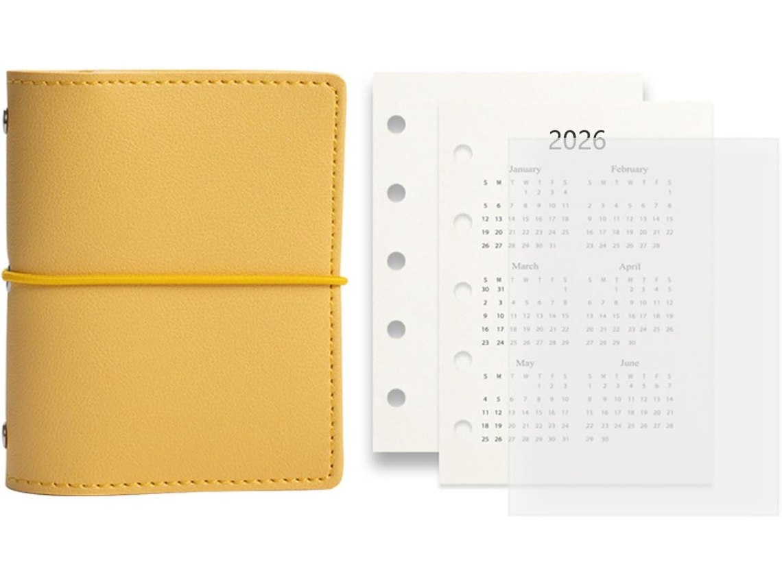 Caderno de Couro com Argolas SFUSHOS