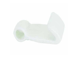 Gancho de Toldo Branco 40 Mmplastimo