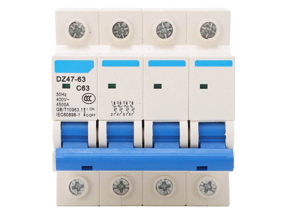 Disjuntor Compacto Laxiscreed 4p Com Capacidade De Corte 4500a Para Instalação Elétrica Segura