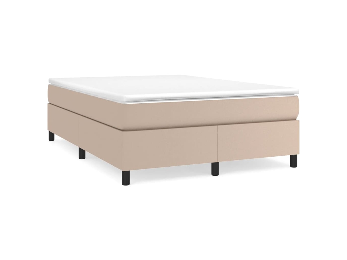 Box Spring Bed, Box Spring Beds Vidaxl Marrom Couro Artificial (160 X 200 Cm)