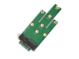 2026 adaptador M.2 Ngff B Key para Msata Masculino Riser para Ssd M2 2230 2280 6.0gb/s
