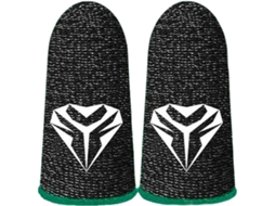 Luvas Gamer Sem Dedos Com Proteção Para Polegar Controles De Celular, Resistentes Ao Suor, Antiderrapantes E Compatíveis