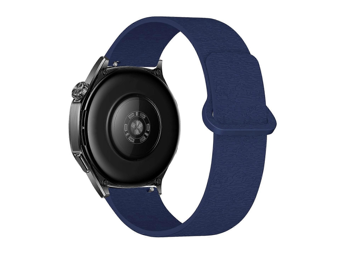 Pulseira De Relógio Em Silicone Magnético Macio Com Estampa De Madeira Cloud Wood E Fecho Reverso.