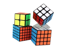 Primerox 4pcs Quebra cabeça de Velocidade Abs Plástico 2x2 3x3 4x4 5x5 Brinquedo Educativo Infantil