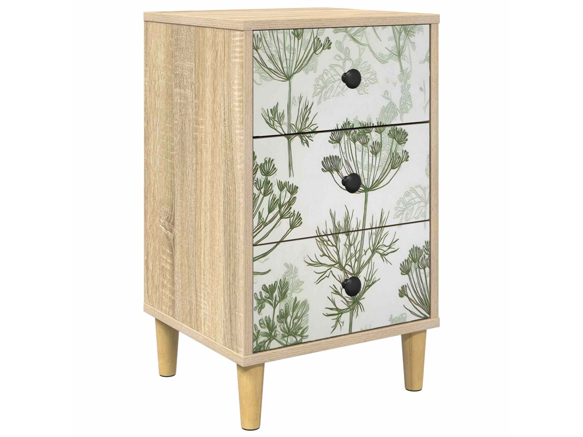 Maison Exclusive - Armário De Cabeceira Gotha Carvalho Sonoma 36 X 33 X 60 Cm