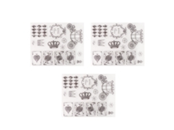 Peças De Selos Transparentes Tpr Para Scrapbooking E Manuais, Duráveis E Reutilizáveis