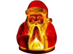 Luminária Noturna De Papai Noel Para O Natal Luz Quente Inverno