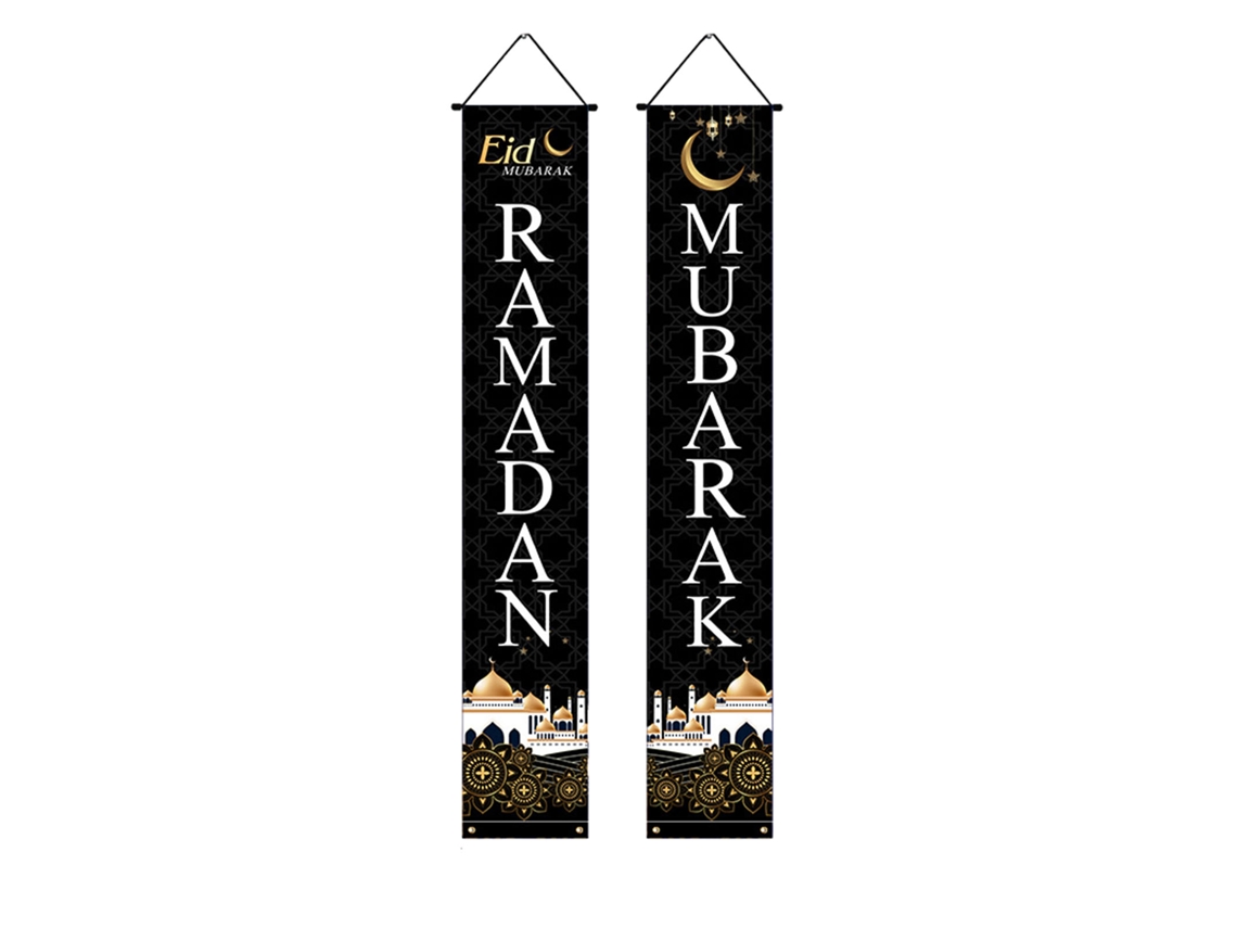 Cortina de porta Ramadan, banner de festa, reunião, LAXISCREED