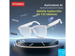 Óculos inteligentes com fones de ouvido Bluetooth e sistema Hifi MDUG