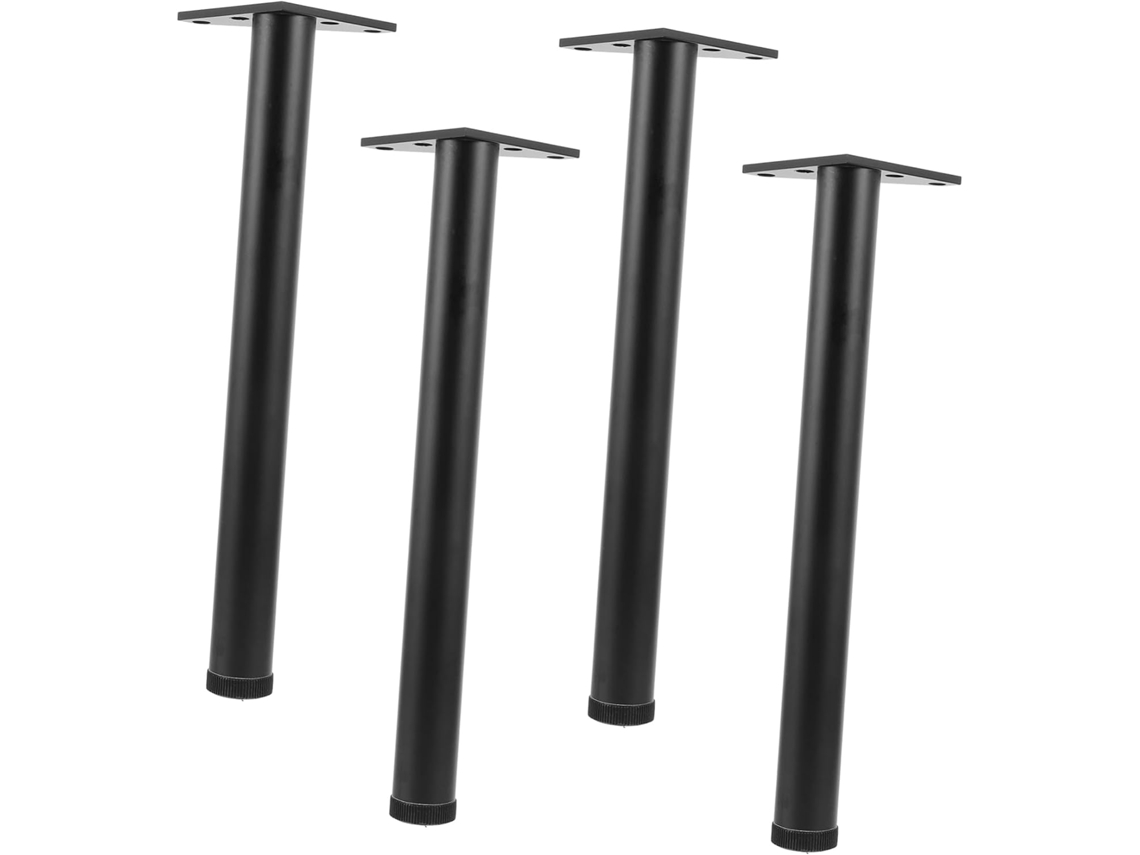 Nuobesty Conjunto De 4 Pés Triangulares Liga Alumínio Para Móveis, Armários E Cômodas Substituição De Pés Metálicos
