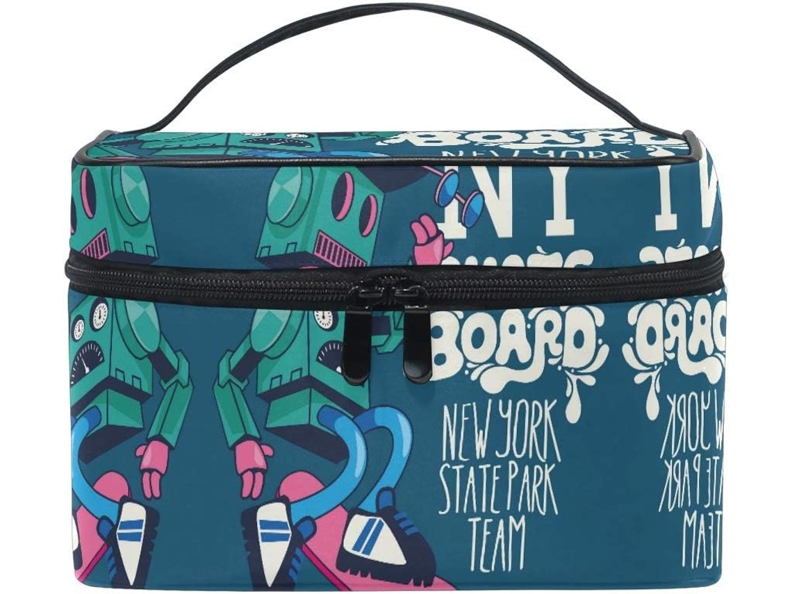 Bolsa Organizadora de Cosméticos em Formato Skate Robô | S/MARCA