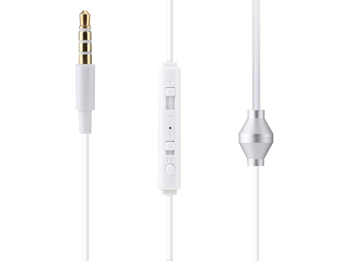 Fones De Ouvido Intra-auriculares Com Design Tubo Ar Flexível,