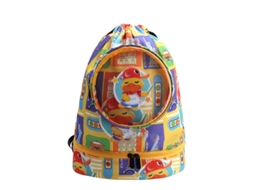 Mochila Infantil de Natação Seca/molhada Separada Amarela