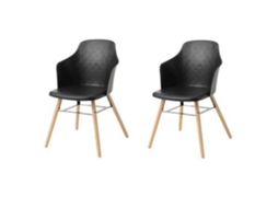 Conjunto de 2 Cadeiras Niels Preto AMADEUS
