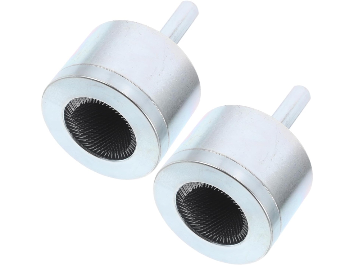 Conjunto De 2 Escovas Limpeza Zerodeko Compatíveis Com Furadeira 15mm Para Tubos Metal E Aço, Ideais Para Reparos Em