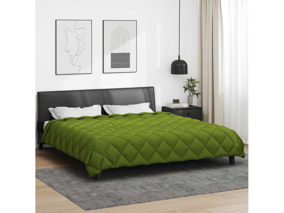 Vidaxl Edredom De Inverno 200 X 220 Cm 450 Gsm Verde