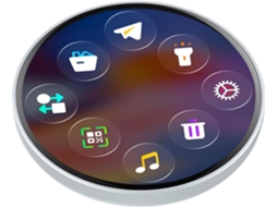 Crachá Com Visor Digital - 5,5 Cm (2,17") | Broche Em Abs - Crachá Eletrônico Com Tela Sensível Ao Toque, Adsorção Magnética E Tela Hd Recarregável