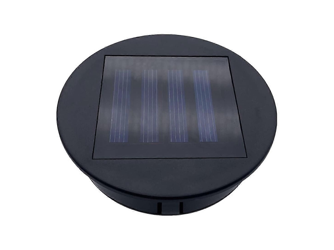 Kit Com 2 Tampas Solares De Reposição Para Lanternas, Redondas E À Prova D'água, Com 3,15 Polegadas.