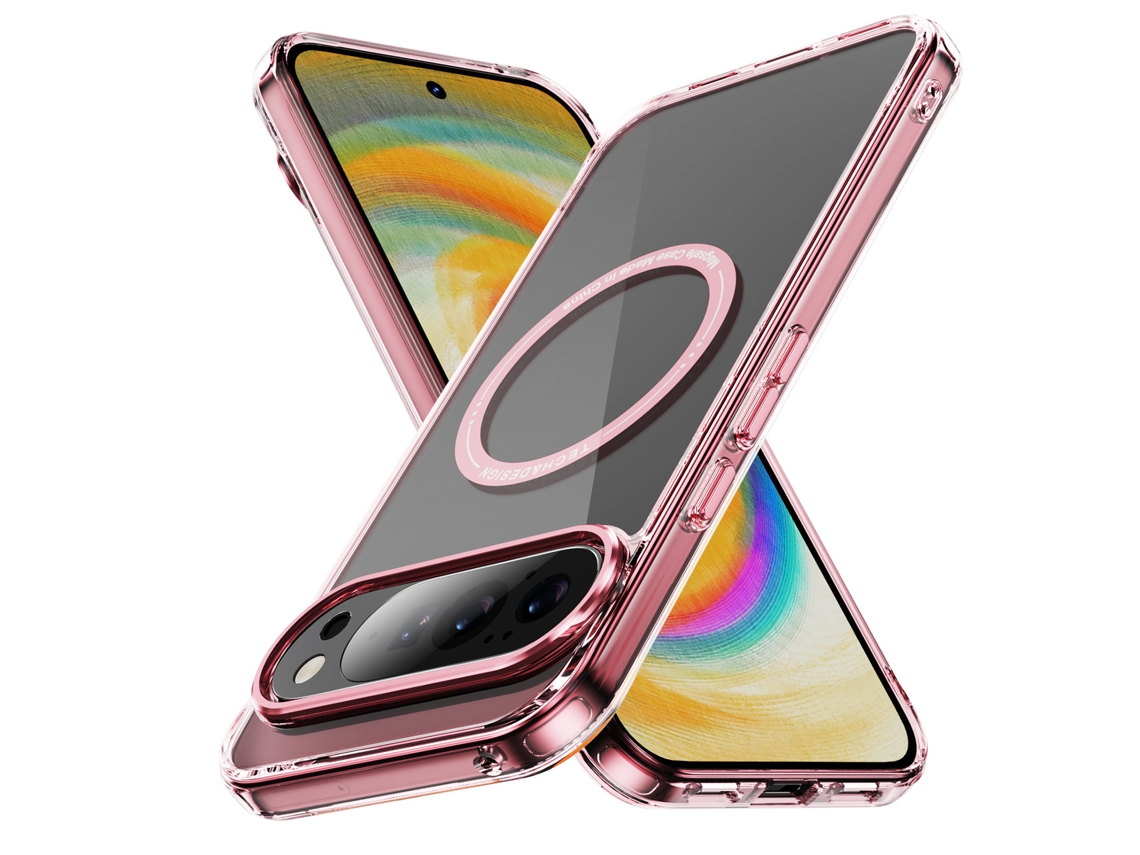 Capa Magnética Para Google Pixel 11 Pro (rosa)