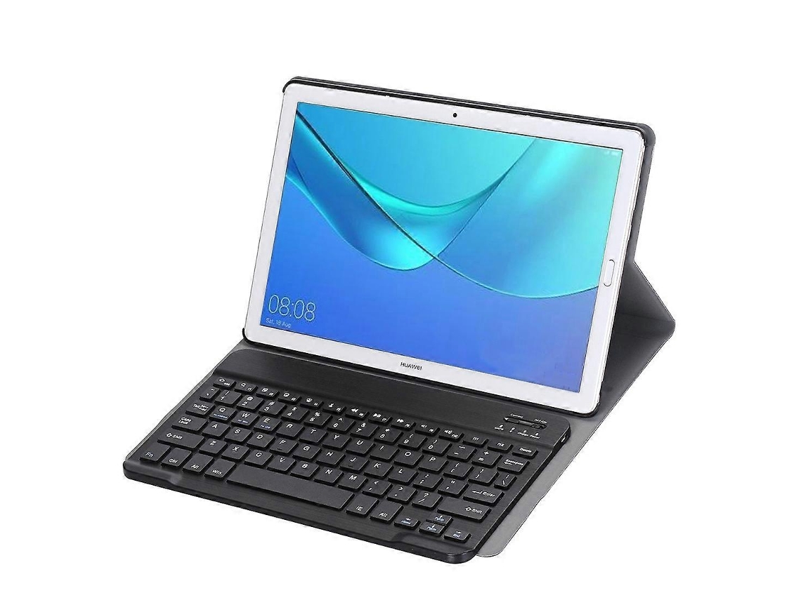 Teclado Bluetooth Destacável, Capa Ultrafina De Couro Com Abertura Horizontal Para Tablet Huawei Mediapad M5 / M5 Pro De 10,8 Polegadas, Com Suporte.