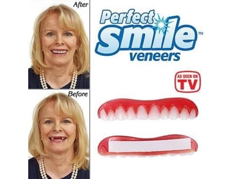 Veneers Correção Dos Dentes Marca Perfect Smile Veneers Cor Branco Para Adulto Perfect Smile