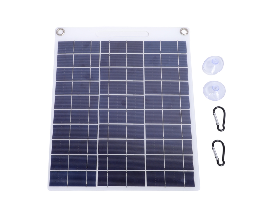 Painel Solar Portátil 10w Com 2 Portas Usb Para Celular