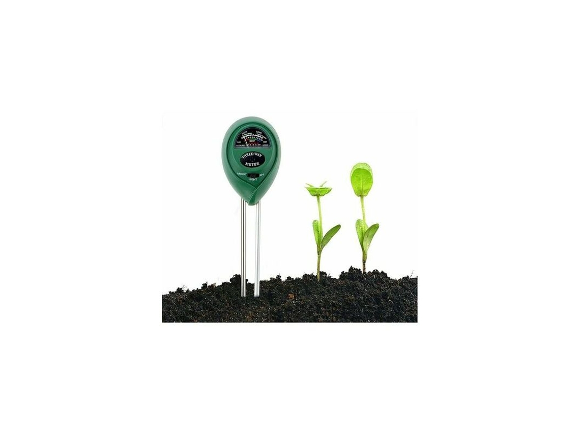 Kit De Teste Solo Hssdj 3 Em 1 Medidor Luz E Ph Para Flores, Grama, Plantas, Jardim, Fazenda Gramado Lm Aquaforge (sem Necessidade Bateria)