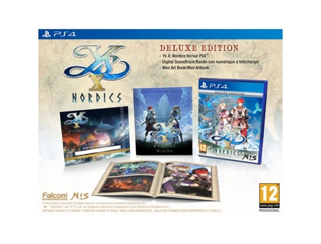 Ys X Nordics Edição Deluxe Ps4 NIS AMERICA