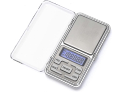 Mini Balança Digital De Bolso 200 X 0,01g Com Visor Lcd Retroiluminado Brilvibera