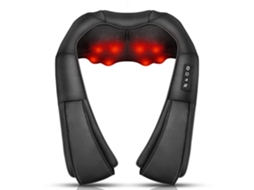 Massageador De Pescoço, Amassamento 3d De Tecidos Profundos, Portátil, Com Aquecimento, Massageador Shiatsu Para Pescoço, Costas, Aquaforge