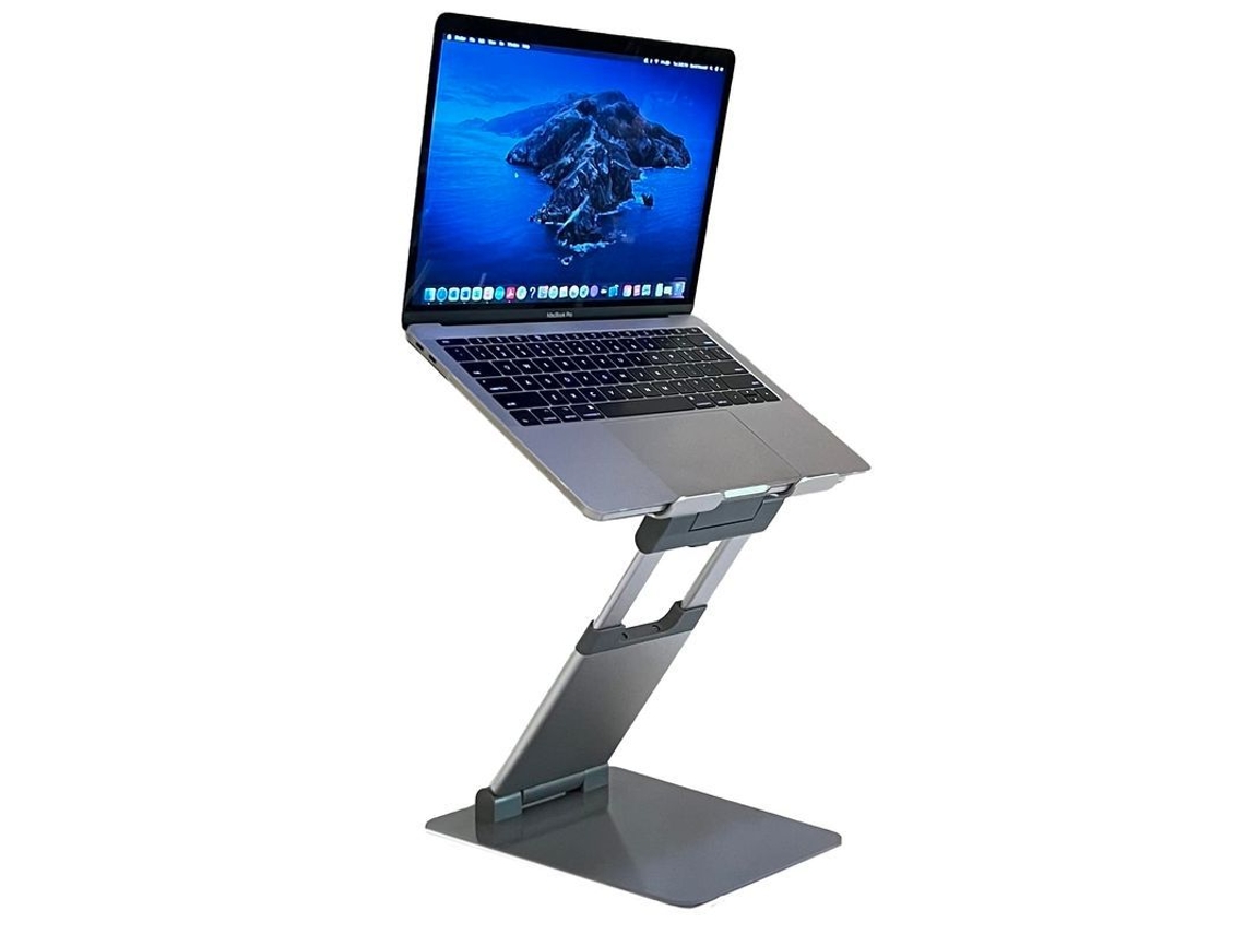 Suporte para Laptop, Tablet e Computador, Plegável e Portátil (cinza)
