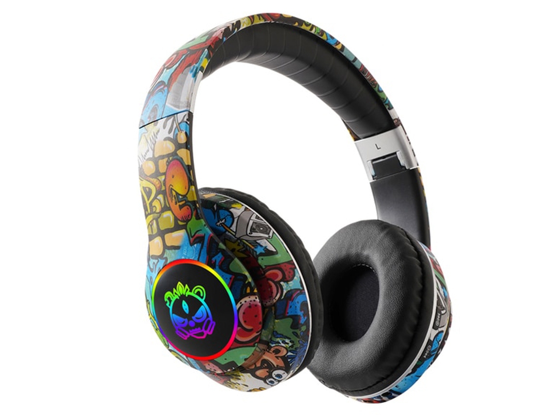 Auriculares JUNIORCARE Sem Fio Flash Light Crianças Ear Headphones com