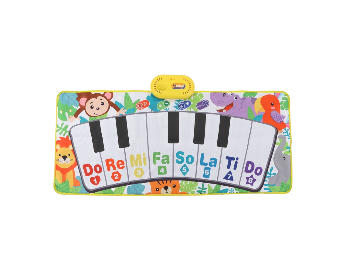 Mali tapete Musical de Piano Animal Portátil Educativo Brinquedo Presente para Crianças Acima de 3 Anos