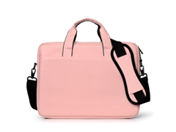 Bolsa Para Laptop Business Handheld à Prova Dágua Rosa Pérola Algodão Edição 15 Polegadas Yunzii