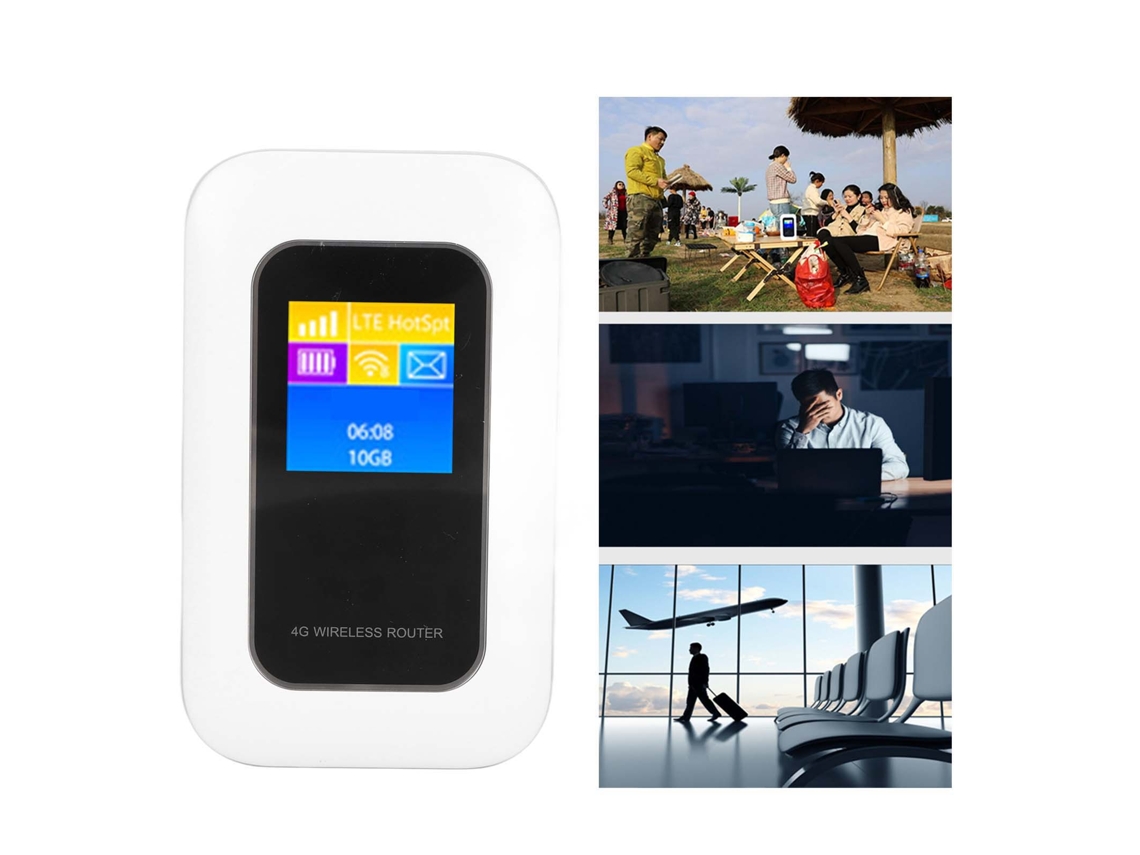 Hotspot Wi Fi Móvel 5g 4g Lte Desbloqueado, Mini Roteador Wi Fi Portátil Com Slot Para Cartão Sim Para Viagens. Slowmoose