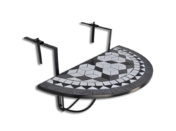 Balcony Table, Balcony Table Vidaxl Multicolor Cerâmica (76 X 56 X 64 Cm)