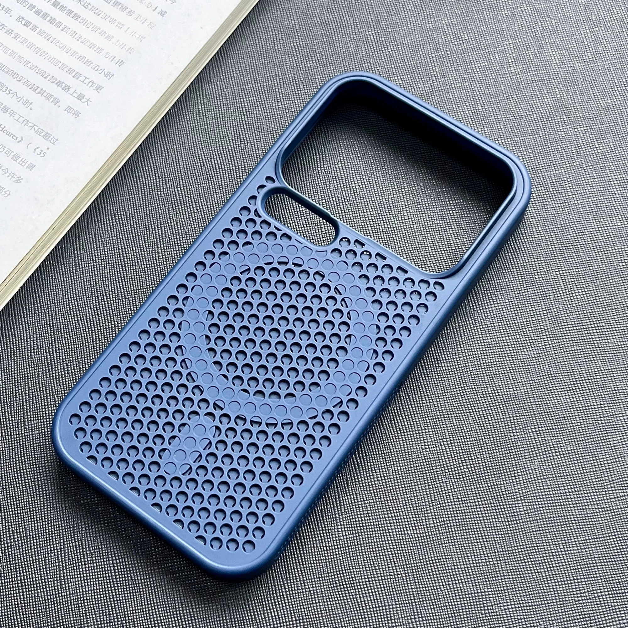 Capa Protetora De Silicone Para Xiaomi 13 (azul Escuro) Com Dissipação De Calor E Resistente A Impactos.
