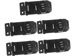 Conjunto De 5 Fechaduras Mecânicas De Aço Inoxidável Para Armários - Trava De Segurança
