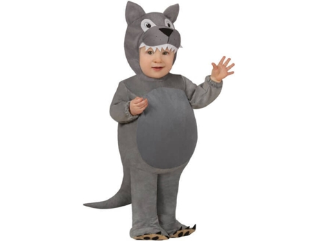 Fato de Bebé  Lobo Cinza (Tam: 6 a 12 meses)