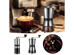 Moedor De Café Manual Aço Inoxidável, Com Moagem Ajustável Para Espresso, Prensa Francesa E Café Coado, Ideal Para Casa, Escritório E Viagens