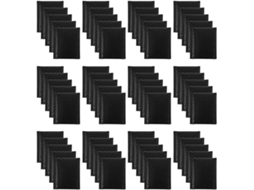 100 unidades de envelopes acolchoados pretos, impermeáveis e autoadesivos para envios de pequeno porte.