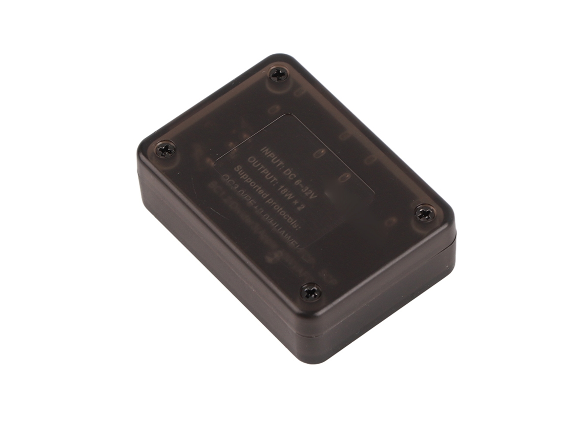 Laxiscreed Módulo Conversor Dc-dc Com Carregamento Rápido Qc3.0 E Duas Portas Usb Para Dispositivos Móveis