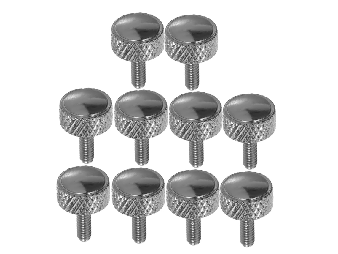 Kit De 10 Parafusos De Metal M1.6 Para Paquímetros, Com Travamento Seguro E Ajuste Rápido Para Uso Industrial E Mecânico