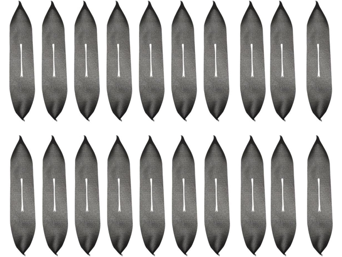 Conjunto 20 Protetores Antiderrapantes Cabides 41 Espuma Preta Acessórios Práticos Guardar Roupas Evitam GOKOCO