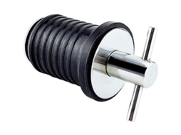 Tapón De Desagüe Marino Ajustable Con Mango De Acero Inoxidable 304 Y Goma Para Barcos, 1 Pulgada