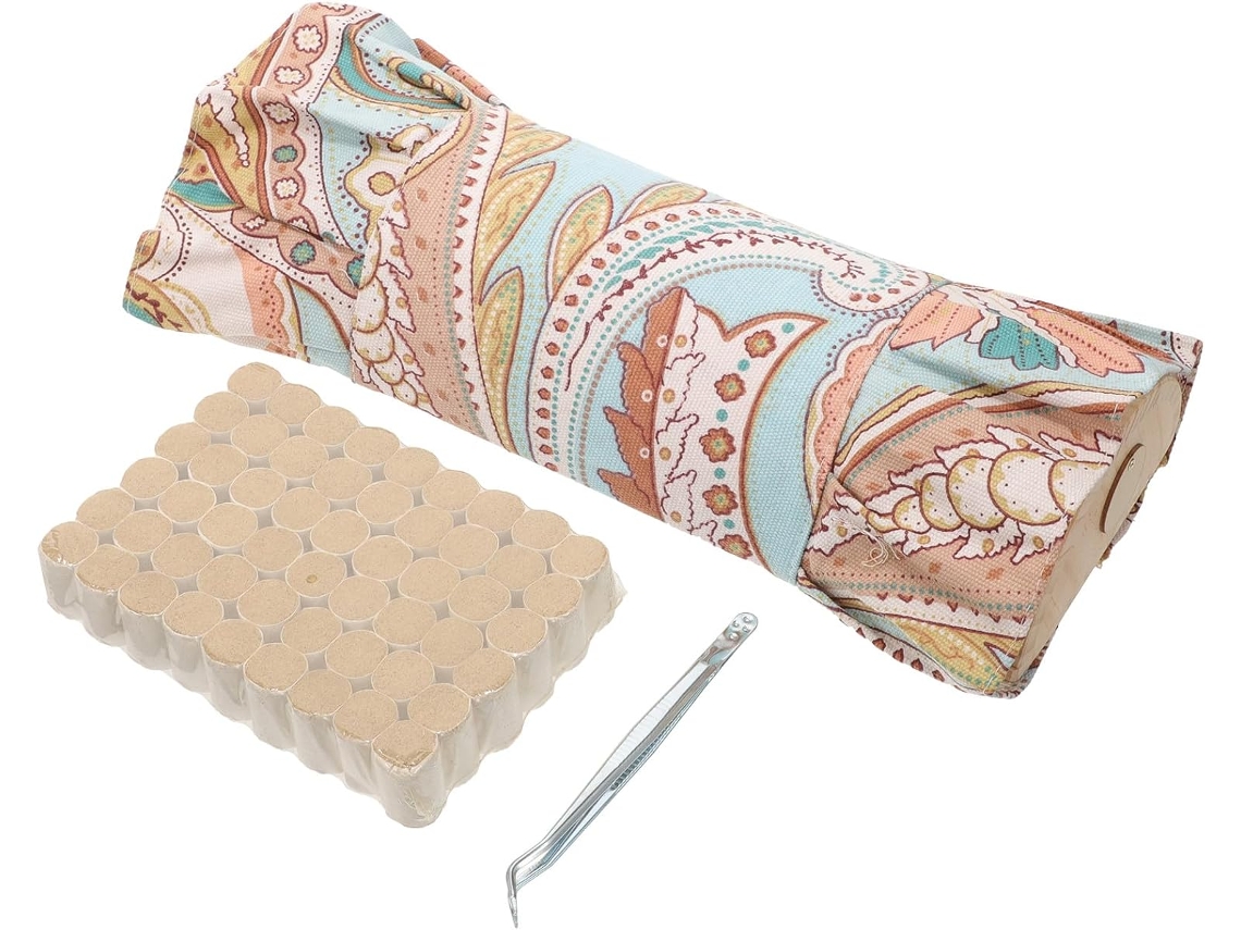 Conjunto de Almofada para Pescoço com Moxabustão. Apoio Leve e Durável Tratamento Térmico Relaxante CHABERLU