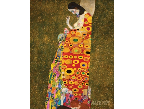 Livro Gustav Klimt Weekly Planner 2025 Hope II Artistic Art Nouveau Daily Scheduler With January-December Year Calendar de Shy Panda Press (Inglês)