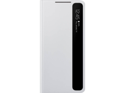 Capa SAMSUNG Galaxy S21+ Clear View Cover Cinzento