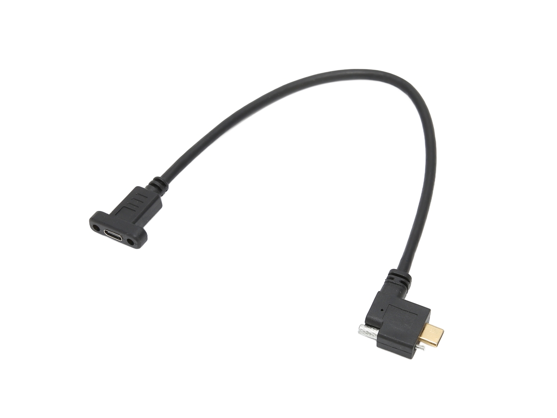 Aetheria cabo Tipo C para Tipo C Usb3.1 10gbps 5a 4k 16+1 Núcleos Dourado 0.3m Macho para Macho